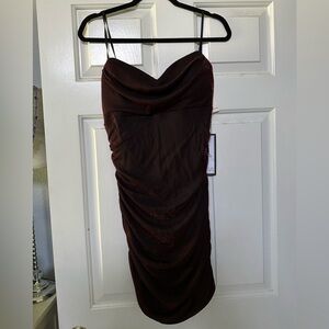 NWT burgandy sparkle mini dress